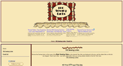 Desktop Screenshot of 100sewinglinks.com